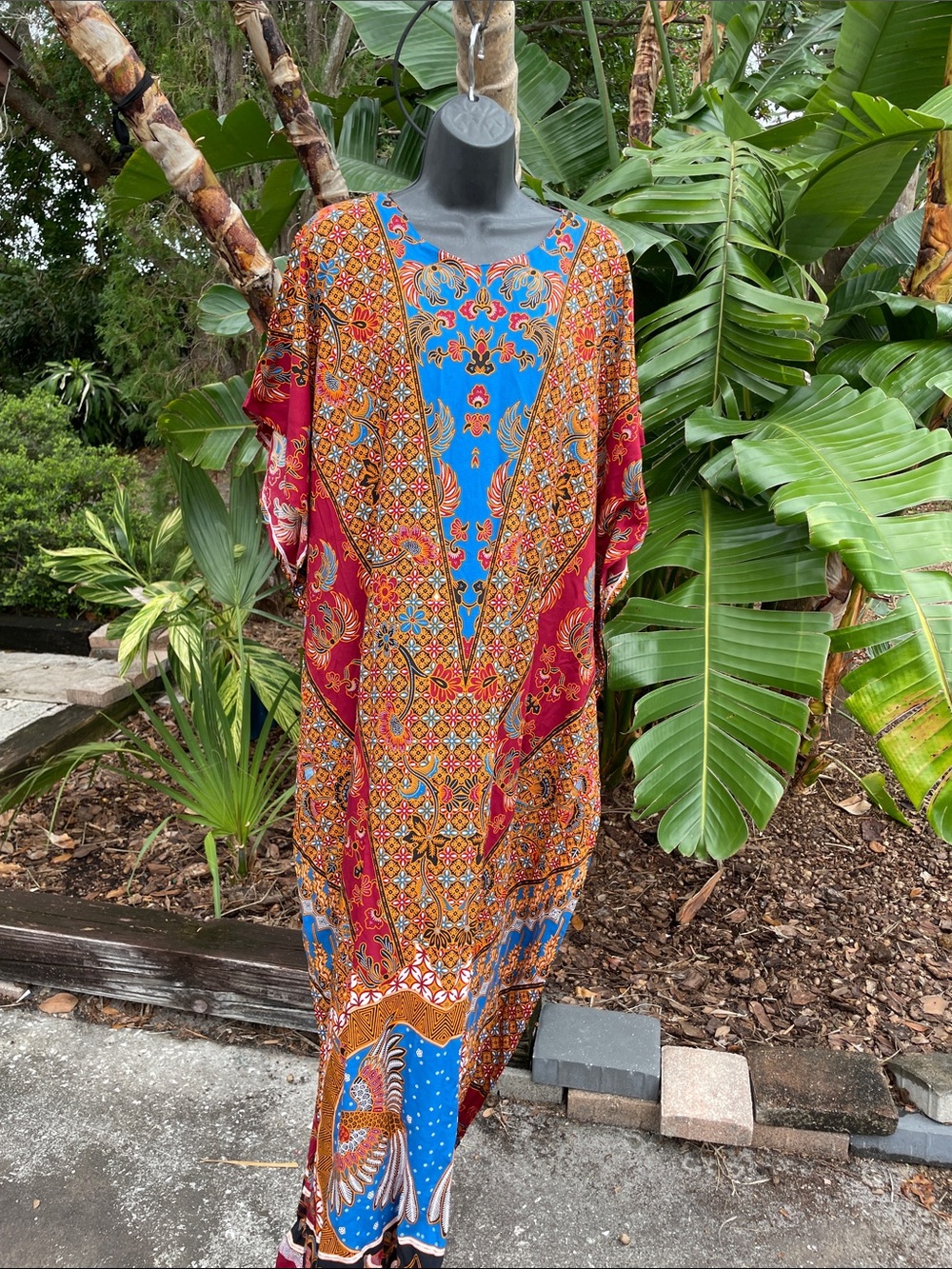 Indonesian batik caftan